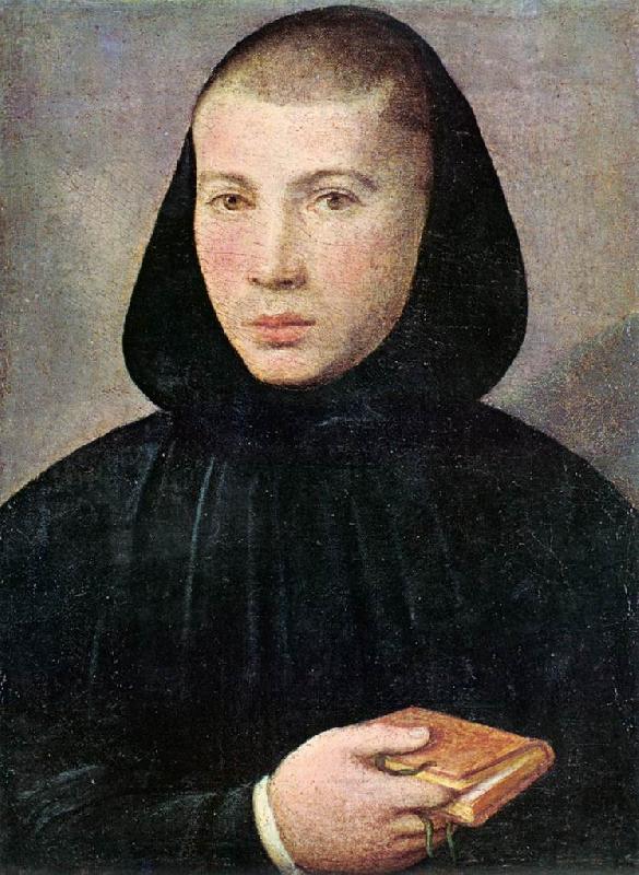 CAROTO, Giovanni Francesco Portrait of a Young Benedictine g